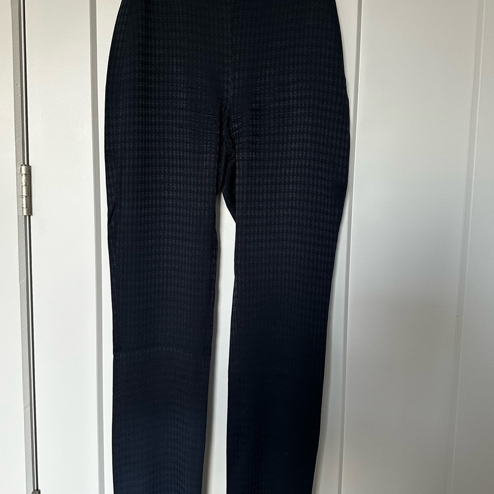 Karl Lagerfeld Black Textured Women's Pants